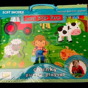New Sealed Soft Shapes Busy Little Farm Kit